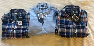NWT Lot of 3 US Polo Assn Shirt Mens XXL Plaid Button Up Short Sleeve Collared - Picture 1 of 4