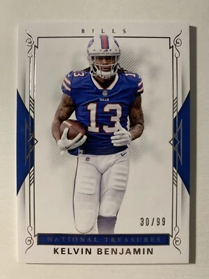2017 Panini National Treasures #62 Kelvin Benjamin /99 - Image 1 of 2