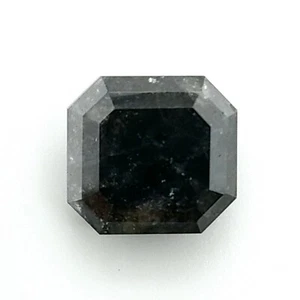 8.82 Carat GIA Fancy Natural Black Diamond Emerald Cut Loose Diamond - Picture 1 of 1