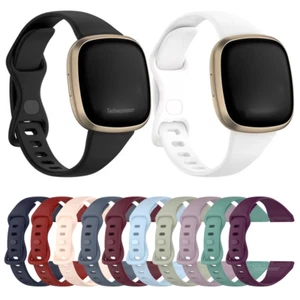 For Fitbit Versa 4 / 3 Sense 1 / 2 Strap Replacement Wrist Band Silicone Buckle - Picture 1 of 25