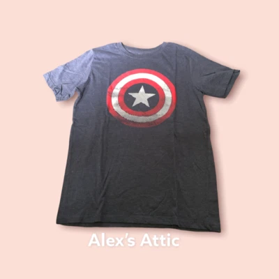 Marvel Captian America  T Shirt Boys Size XL 14-16 - Image 1 of 2