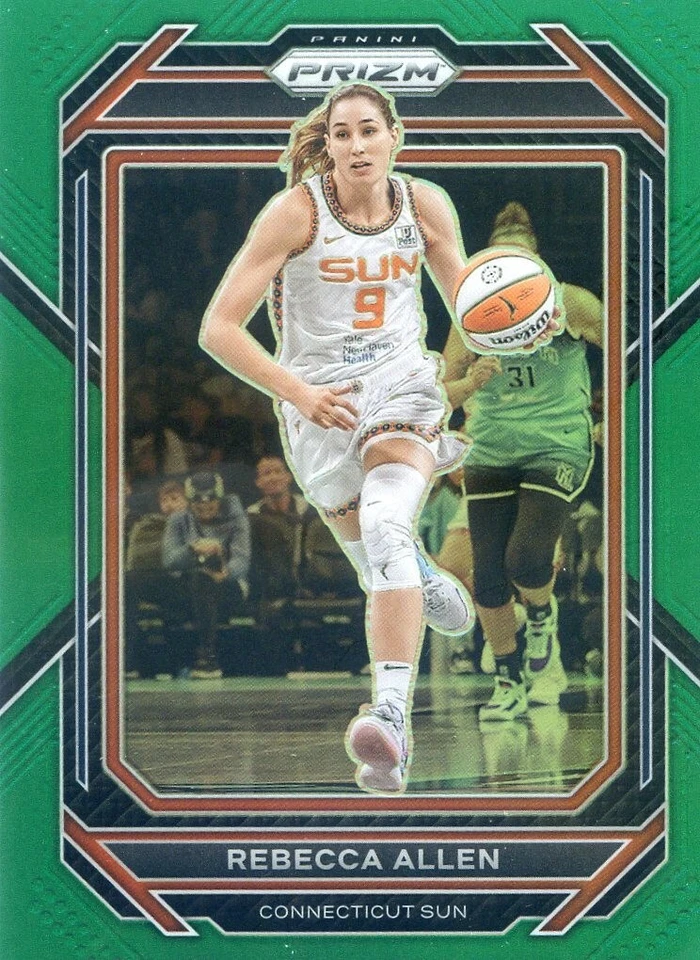 2023 Panini Prizm WNBA REBECCA ALLEN #20 GREEN PRIZM SUN - Image 1 of 1
