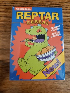 NEW Rugrats Reptar Cereal Deck of Playing Cards Nickelodeon Nostalgia 
