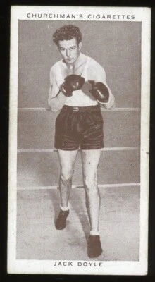 1938 W.A. & A.C. Churchman Boxing Personalities Boxing #13 Jack Doyle EX - Image 1 of 2