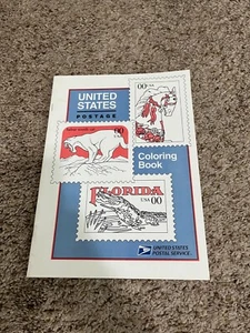 1994 United States Postage Coloring Book - Uncolored - Imagen 1 de 6