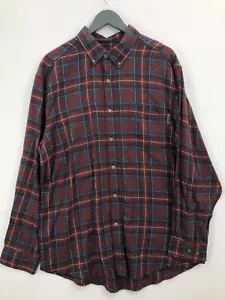 Camisa Wolverine Abotonada Adulto Extra Grande Cuadros Manga Larga Franela Para Hombres - Imagen 1 de 10