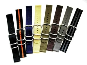 NATO ® 2pc Ballistic Nylon Military g10 sport UTC watch band strap IW SUISSE USA - Picture 1 of 12