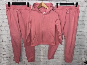 Ernstings Family Famy Jogginganzug rosa 3tlg. Sweatjacke + 2x Jogger Gr.158/164 - Bild 1 von 9