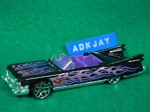Hot Wheels ~ Cadillac Eldorado 1959 púrpura convertible con llamas - Imagen 1 de 3
