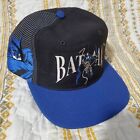 Vtg 90s Batman Laser Snapback Hat 1996 DC Comics Baseball Cap Black USA