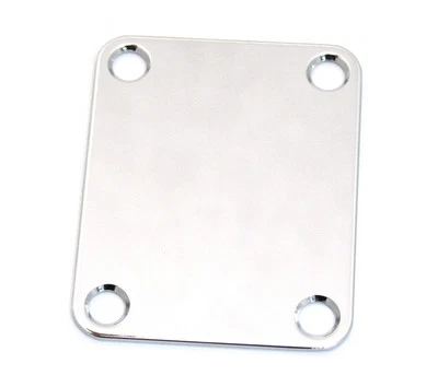 Gotoh Chrome 4-bolt Neck Plate w/Screws for Fender® Strat/Tele/Bass AP-0600-010 - Image 1 of 2