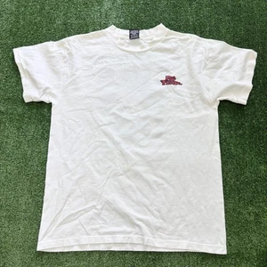 Vintage No Fear T Shirt Mens Large White Single Stitch Graphic Print 90s (E) - Picture 1 of 6