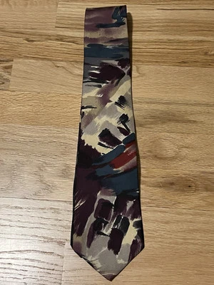 Harvè Benard Pure Silk Men’s Vintage Tie Multicolor Made In USA Foto 1 de 2
