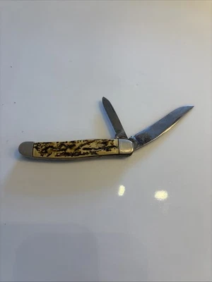 Vintage 1920's to 30’s CAMILLUS SWORD BRAND Serpentine Jack Knife Imitation Stag - Image 1 of 4
