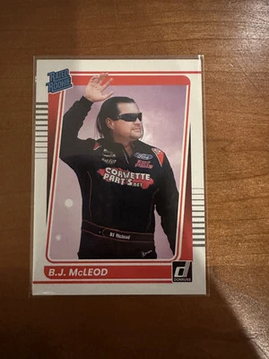 2022 Panini Donruss Racing Rated Rookie #26 B.J. McLeod - Image 1 of 2