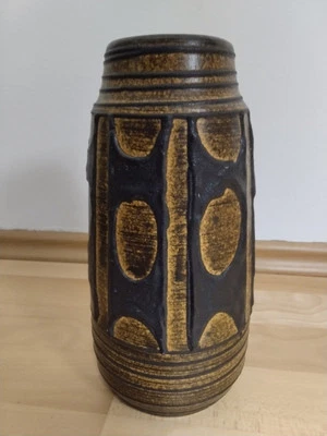 Sammlerstück: Vase 60er Jahre "Fat-Lava-Technik", wie neu - Bild 1 von 4