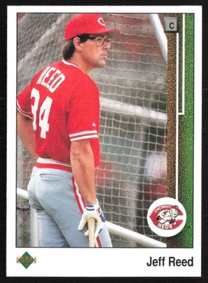 1989 Upper Deck Jeff Reed Cincinnati Reds #276 - Image 1 of 2