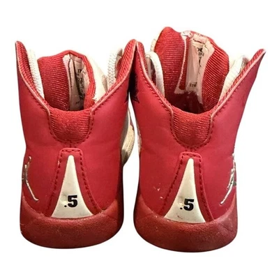 Nike Air Jordan 5 Series Boys Size 4C Retro 309311-104 Cherry Red White - Image 1 of 4