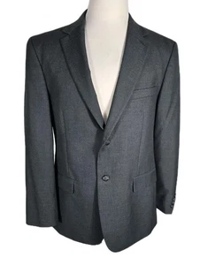 Merona Herren 42R Grau Farbe Poly Rayon Sport Mantel B4 - Bild 1 von 24