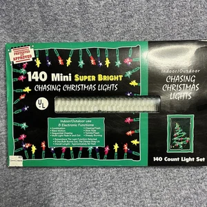 Vintage Konvolut 2 Kartons Weihnachten 140 Lichter in Bewegungsgeschwindigkeitsregelung - Bild 1 von 7