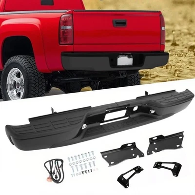 Complete Rear Bumper Replacement For 2001-06 99-07 Silverado Sierra 2500 HD 3500 - Image 1 of 4