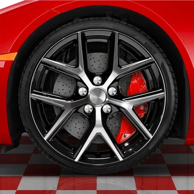 18x7.5 Wheel for 2016-2017 Toyota Rav4 – Machined/Black OEM Replacement Rim - Image 1 of 4