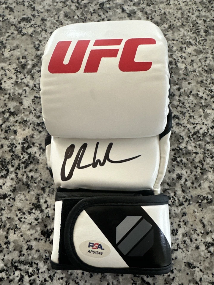 CHRIS WEIDMAN UFC Fighter SIGNED Autograph MMA Fight Glove PSA COA - Image 1 of 1