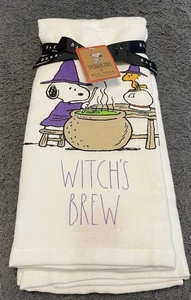 Snoopy Peanuts X Rae Dunn Witch’s Brew Set 2 Halloween Luxe Küchentücher - Bild 1 von 8