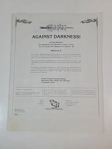Advanced Dungeons & Dragons CB2 - Conan Against Darkness 1984 TSR 9124 No Cover - Picture 1 of 6