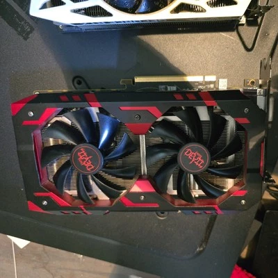 PowerColor DEVIL RX580 8GB GDDR5 2304SP Graphics Card Video Card HDMI DVI DP - Image 1 of 2