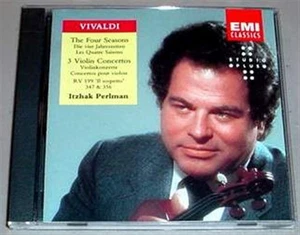 ITZHAK PERLMAN CD - VIVALDI 4 Seasons 3 Violin Concertos - Picture 1 of 1