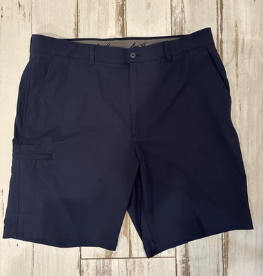 Pantalones cortos chinos de golf Ben Hogan para hombre 36 azul marino Foto 1 de 4