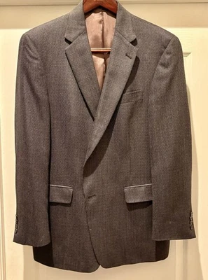 Blazer ligero de lana y seda Hart Shaffner Marx para hombre como nuevo 44R tela importada Foto 1 de 4