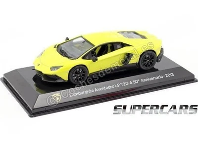 2013 Lamborghini Aventador LP 720-4 "SuperCars" Amarillo 1:43 Editorial Salvat S - Imagen 1 de 4