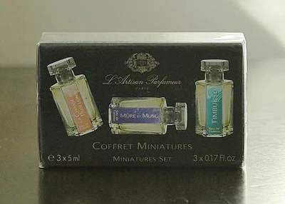 L'ARTISAN PARFUMEUR 3x 5 ml~.17oz *Timbuktu*Papillones*Mure&Musc* CONJUNTO MINIATURAS Foto 1 de 4