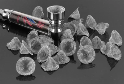 Rete di combustione per pipa da fumo in acciaio inox rete filtro schermo ciotola in metallo ZX-15 - Immagine 1 di 3