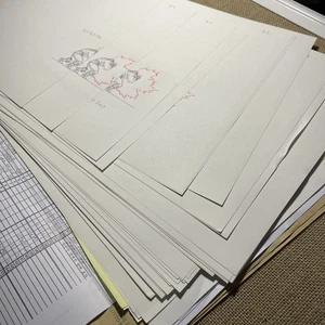 THE AVENGERS ASSEMBLE Animation Art Cels Layout Marvel Comics THANOS M60 - Picture 1 of 21
