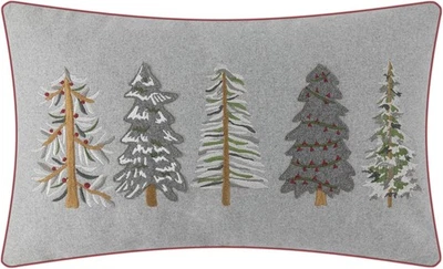 JWH Christmas Pillow Cover Decorative Green Tree Throw  - Image 1 of 4