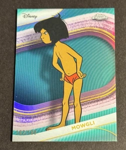 2025 Topps Chrome Disney Mowgli/199 Aqua Refractor #105 The Jungle Book - Imagen 1 de 3