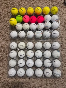Callaway Lost Golfbälle verschiedene Farben & Modelle 49 Bälle gebraucht⛳ ⛳⛳ - Bild 1 von 30