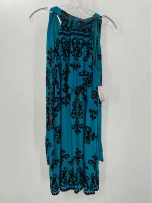 Vestido Hale Bob de segunda mano azul talla pequeña hasta la rodilla sin mangas Foto 1 de 3