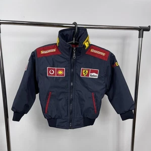 Vintage Scuderia Ferrari Formel 1 Kinder 104 cm Größe Racing Jacke Mehrfarbig - Bild 1 von 7