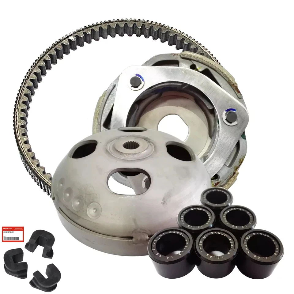HONDA SH 300 Kit De Embrague Campana Girante Cursori Correa Rodillos 2007 2020 - Imagen 1 de 4