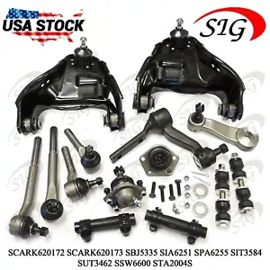 Kit de suspensión de extremo de barra de amarre de brazo de control delantero para Chevy S10 1998-2004 4x4 14 piezas - Imagen 1 de 8