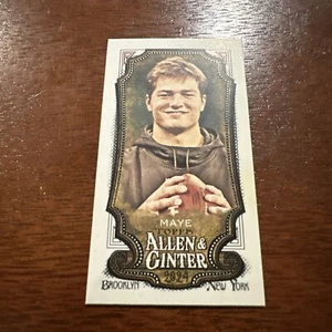 2024 Topps Allen Ginter Drake Maye Rookie MINI #272 - New England Patriots - Picture 1 of 2