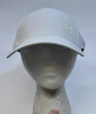 Under Armour UA Iso-Chill ArmourVent Stretch Fitted Baseball Cap White Adult M/L - Image 1 of 4