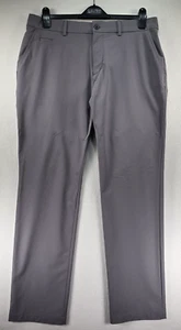 KJUS Ike Pants Mens 36x32 Gray Regular Fit Mid Rise Straight Performance Golf - Picture 1 of 15
