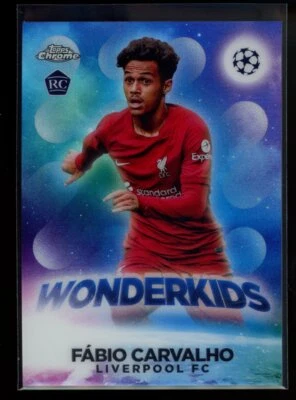 2022-23 Topps Chrome UEFA Club Competitions #W-8 Fábio Carvalho Wonderkids - Image 1 of 2