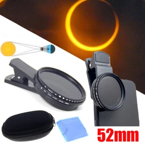 Solar Eclipse Phone Camera Filter Lens 2024-Enhancing Photo Removable for Camera - Picture 1 of 13