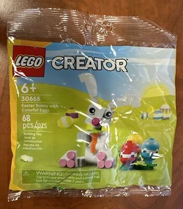 LEGO 30668 CREATOR Easter Bunny with Colorful Eggs - Polybag - Brand New/Sealed - Picture 1 of 2